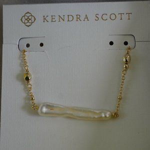 KENDRA SCOTT - Eileen Pndnt Nck Gold White Pearl
